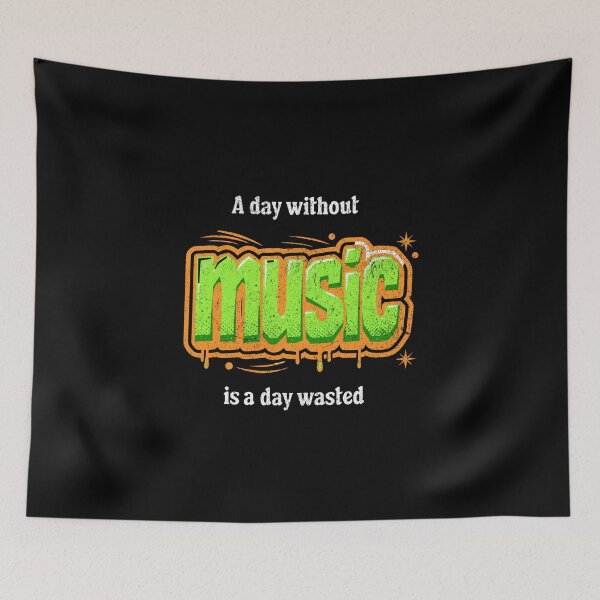 Item preview, A day without music is a day wasted designed and sold by Pflugart.