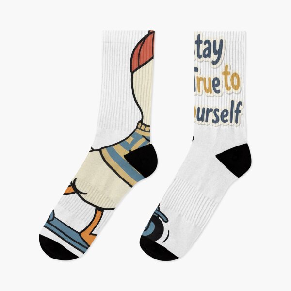 Item preview, Cute Duck on Scooter - Stay True to Yourself designed and sold by seven things shop.