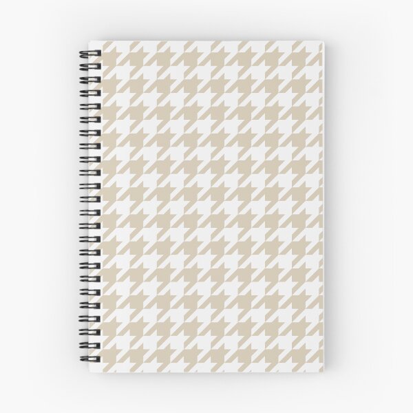 Item preview, White And Sand Houndstooth Pattern designed and sold by pattern-archive.