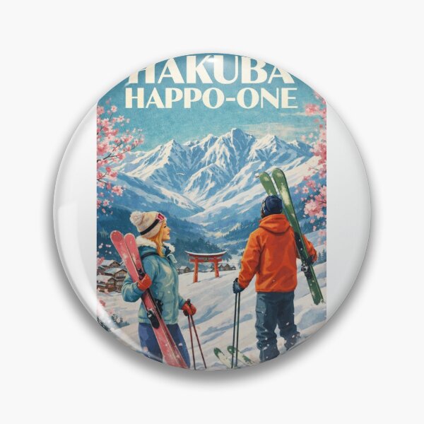 Item preview, Hakuba Happo-One Nagano Japan Alpine Ski Area designed and sold by Aryabek.