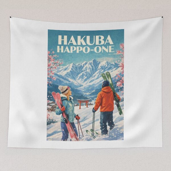 Item preview, Hakuba Happo-One Nagano Japan Alpine Ski Area designed and sold by Aryabek.