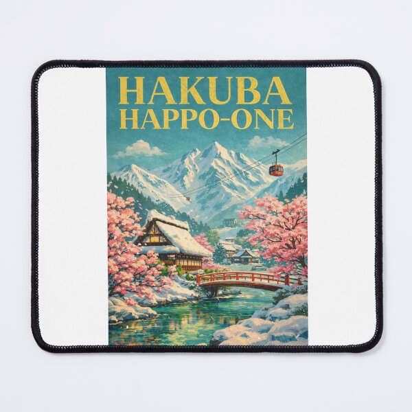 Item preview, Hakuba Happo-One Ski Resort Japanese Alps Nagano designed and sold by Aryabek.