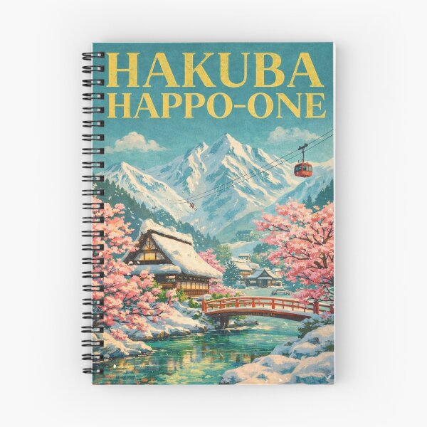 Item preview, Hakuba Happo-One Ski Resort Japanese Alps Nagano designed and sold by Aryabek.