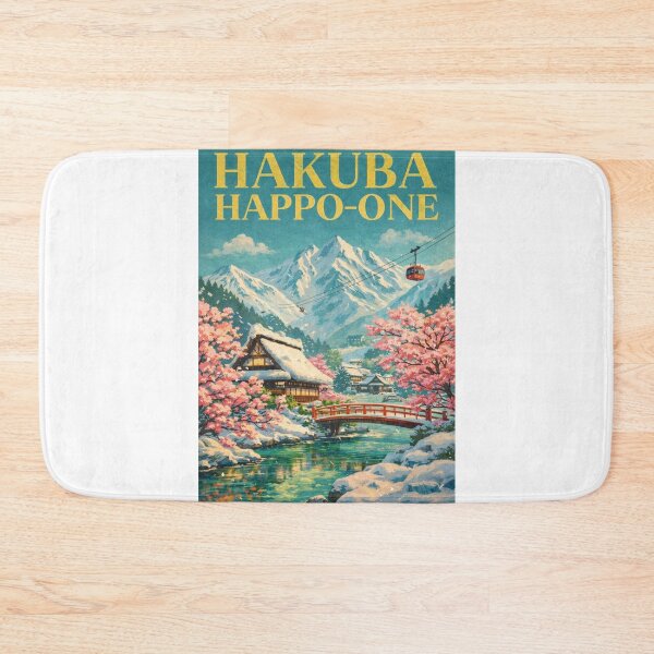 Item preview, Hakuba Happo-One Ski Resort Japanese Alps Nagano designed and sold by Aryabek.