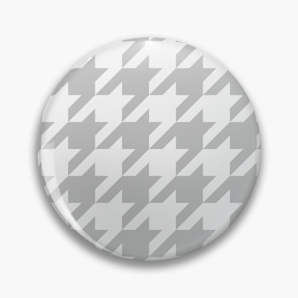 Item preview, White And Silver Houndstooth Pattern designed and sold by pattern-archive.