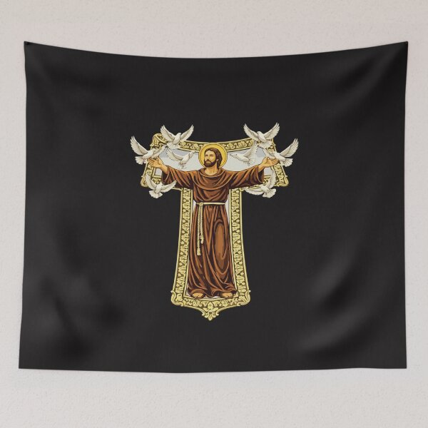 Item preview, Franciscan Tau Cross St Francis of Assisi Christian Catholic Faith Design designed and sold by kiralynstration.