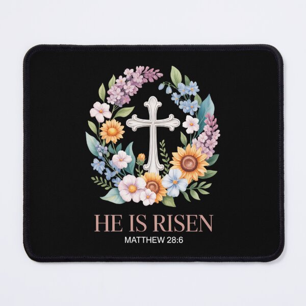 Item preview, He Is Risen Matthew 286 Jesus Easter Good Friday Christian designed and sold by IdunayaStore.