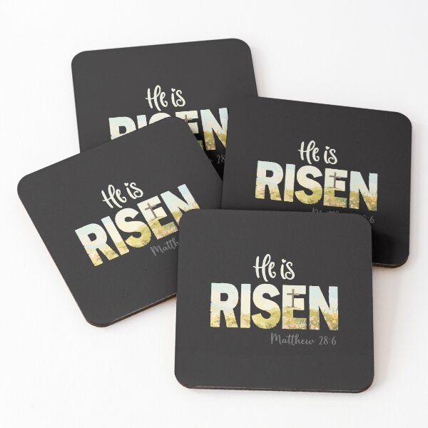 Item preview, He Is Risen Easter Cross Jesus Christian Faith Religious Design designed and sold by kiralynstration.