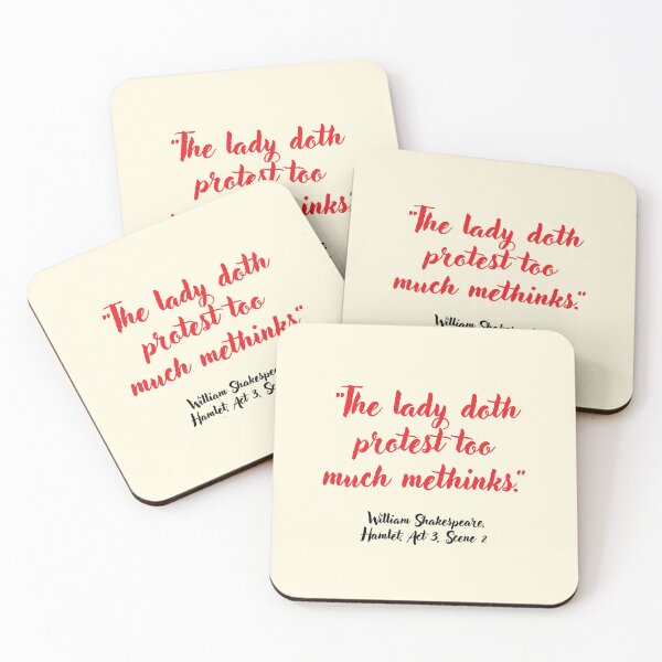 Item preview, Wicked Shakespeare Quote from Hamlet designed and sold by CharlottePlaceArt.