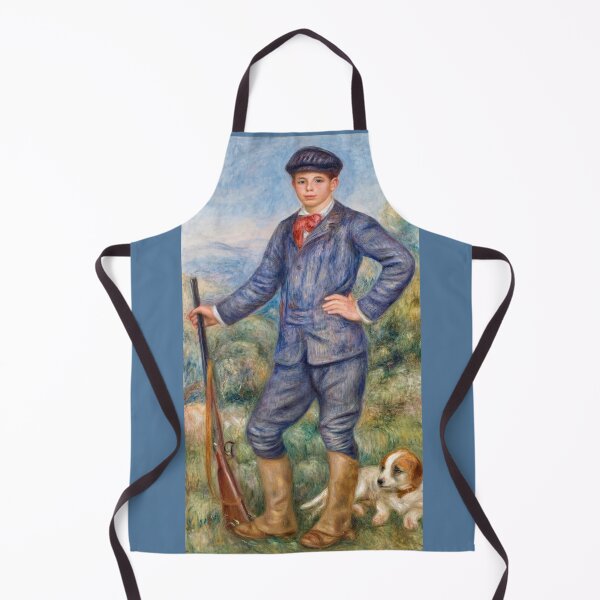 Item preview, Jean Renoir As A Hunter by Pierre-Auguste Renoir: Impressionist Portrait Poster designed and sold by artofuniverse.
