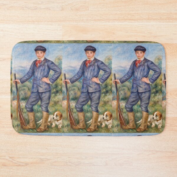 Item preview, Jean Renoir As A Hunter by Pierre-Auguste Renoir: Impressionist Portrait Poster designed and sold by artofuniverse.
