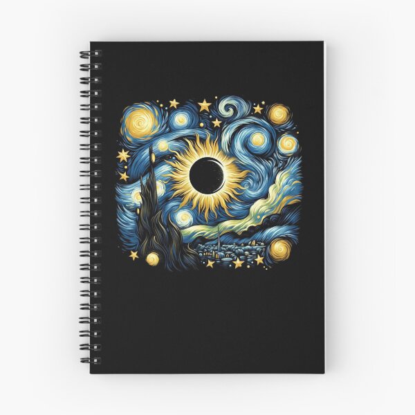 Item preview, Eclipse 2024 Eclipse Eclipse April 8 2024 Eclipse 2024 Van Gogh Solar Eclipse designed and sold by RedPandaDreams.