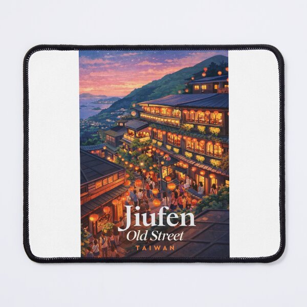 Item preview, Jiufen Old Street Ruifang Hillside Lantern Town Taiwan designed and sold by Aryabek.