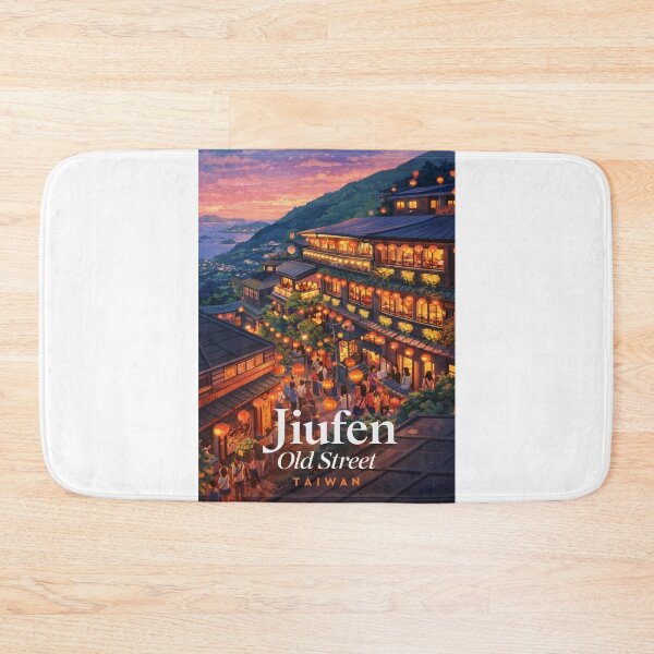 Item preview, Jiufen Old Street Ruifang Hillside Lantern Town Taiwan designed and sold by Aryabek.