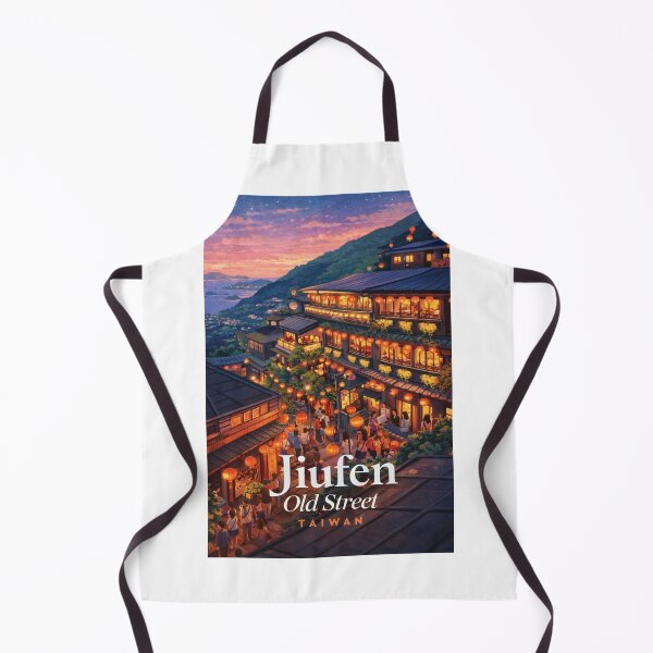 Item preview, Jiufen Old Street Ruifang Hillside Lantern Town Taiwan designed and sold by Aryabek.