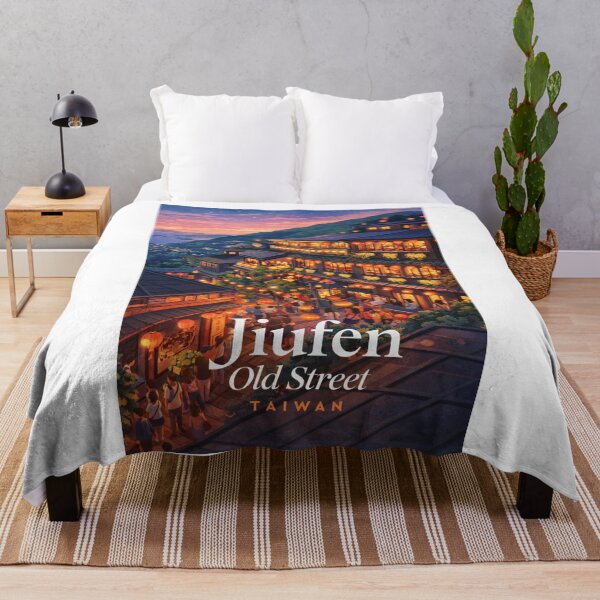Item preview, Jiufen Old Street Ruifang Hillside Lantern Town Taiwan designed and sold by Aryabek.