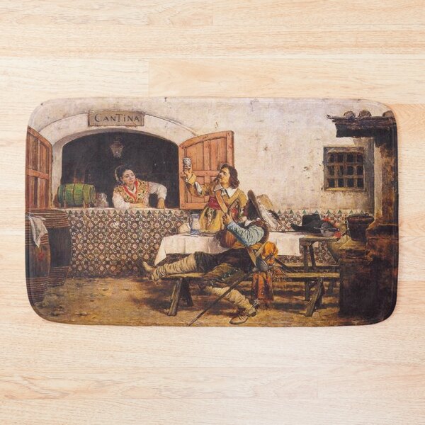 Item preview, Musketeers sitting outside a canteen designed and sold by SharonTheFirst.