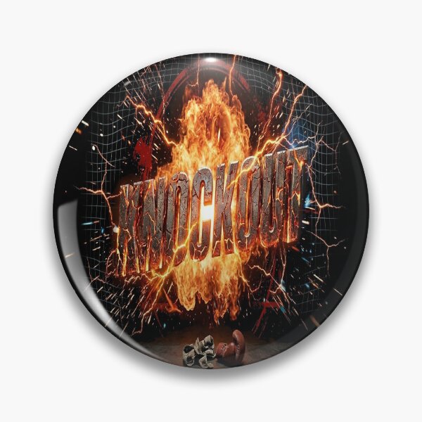 Item preview, Knockout Impact Explosion Design | Bold Street Fighter Typography designed and sold by Mysterious Shop.