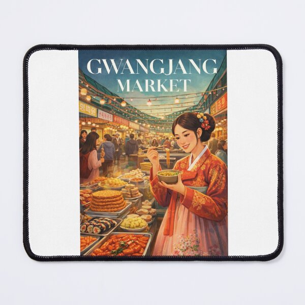 Item preview, Gwangjang Market Seoul Jongno Traditional Food Market Korea designed and sold by Aryabek.