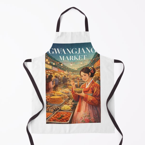 Item preview, Gwangjang Market Seoul Jongno Traditional Food Market Korea designed and sold by Aryabek.