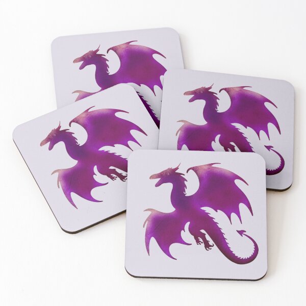 Item preview, Pink and Purple Dragon designed and sold by ellealsopaints.