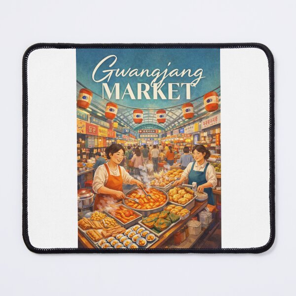 Item preview, Gwangjang Market Seoul Historic Culinary Street Korea designed and sold by Aryabek.