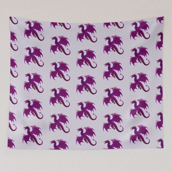 Item preview, Pink and Purple Dragon designed and sold by ellealsopaints.