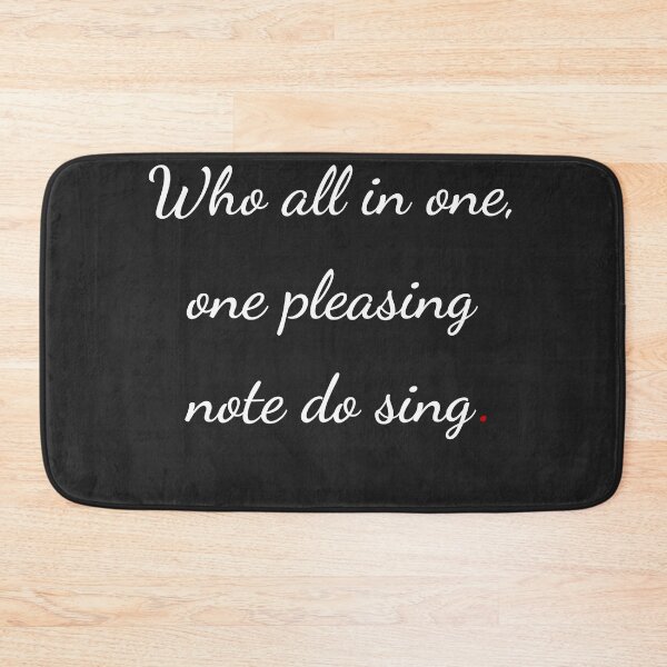Item preview, "Who all in one, one pleasing note do sing" - handwriting white designed and sold by ariksworld.