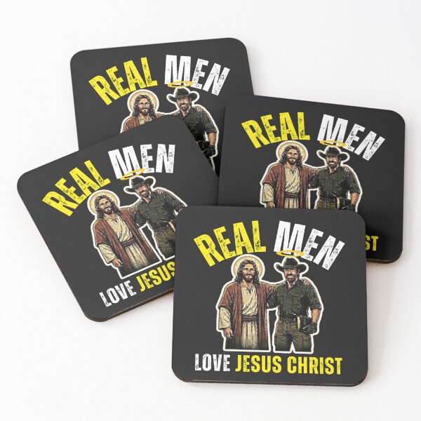 Item preview, REAL MEN LOVE JESUS CHRIST | CHUCK NORRIS designed and sold by UnboundFull.