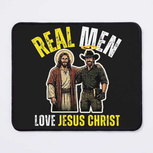Item preview, REAL MEN LOVE JESUS CHRIST | CHUCK NORRIS designed and sold by UnboundFull.