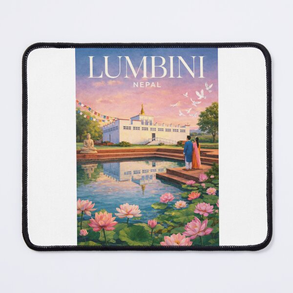 Item preview, Lumbini Sacred Garden Maya Devi Temple Nepal Heritage Site designed and sold by Aryabek.