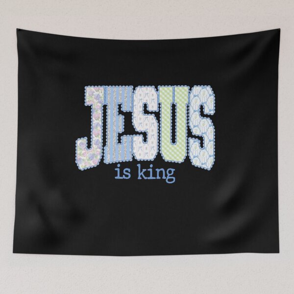 Item preview, Retro Jesus is King Coquette Floral designed and sold by Savelievich.
