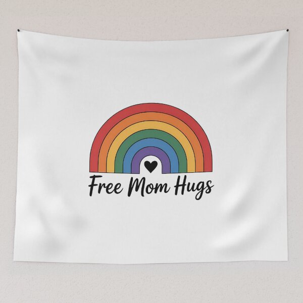 Item preview, Free Mom Hugs LGBT Proud Mom designed and sold by IdunayaStore.