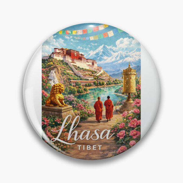 Item preview, Lhasa Potala Palace Tibet Himalayan Capital City designed and sold by Aryabek.