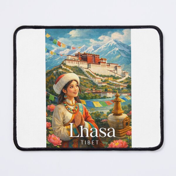 Item preview, Lhasa Potala Palace Jokhang Temple Tibetan Plateau City designed and sold by Aryabek.