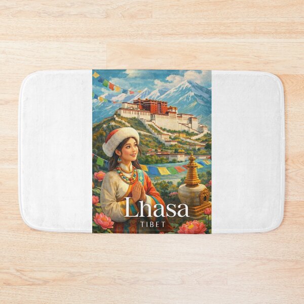 Item preview, Lhasa Potala Palace Jokhang Temple Tibetan Plateau City designed and sold by Aryabek.