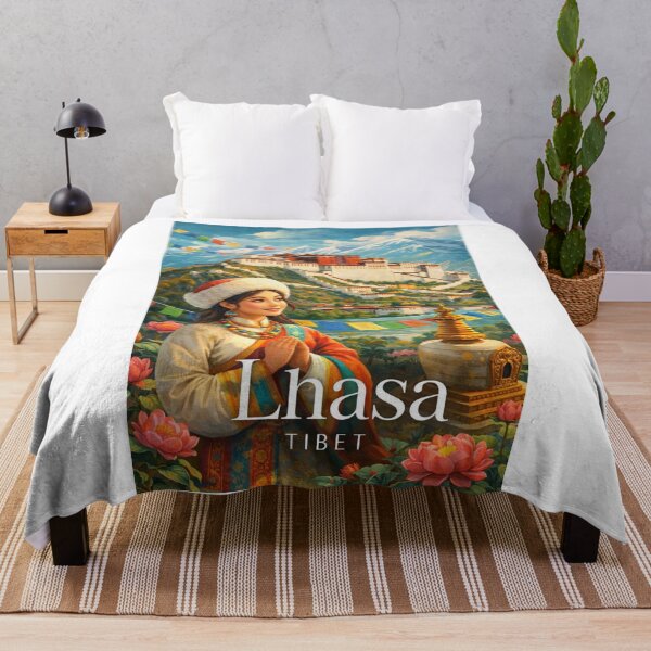 Item preview, Lhasa Potala Palace Jokhang Temple Tibetan Plateau City designed and sold by Aryabek.