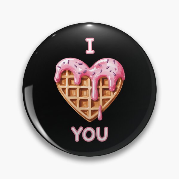 Item preview, I Love You Waffle Dessert Lover  Waffle Lover designed and sold by IdunayaStore.