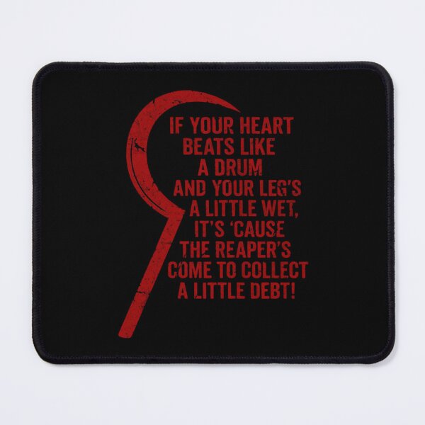Item preview, Reaper's Poem Hooded - Red Rising pierce brown If Your Heart Beats Like A Drum And Your Leg's A Little Wet It's Cause The Reaper's Come To Collect A Little Debt designed and sold by RedPandaDreams.
