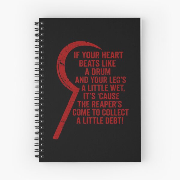 Item preview, Reaper's Poem Hooded -  Red Rising pierce brown If Your Heart Beats Like A Drum And Your Leg's A Little Wet It's Cause The Reaper's Come To Collect A Little Debt designed and sold by RedPandaDreams.