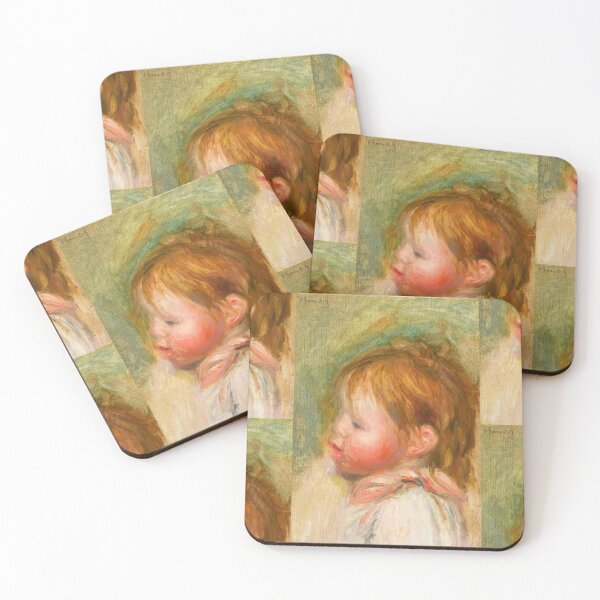 Item preview, Jean Renoir Enfant by Pierre-Auguste Renoir: Warm Impressionist Child Portrait designed and sold by artofuniverse.
