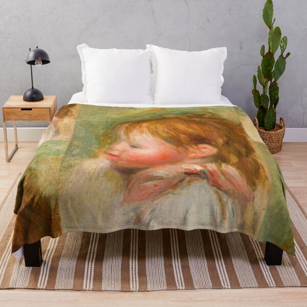 Item preview, Jean Renoir Enfant by Pierre-Auguste Renoir: Warm Impressionist Child Portrait designed and sold by artofuniverse.