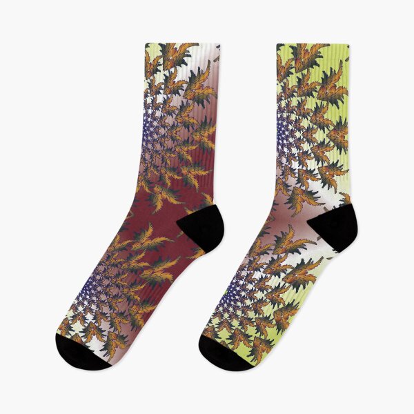 Item preview, Four Bloom Gradient Leaf Mandala designed and sold by OIL Pattern Design .