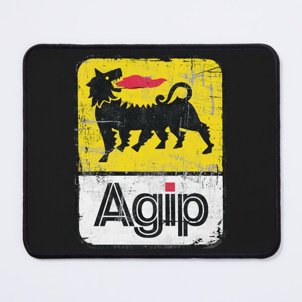Item preview, AGIP Lubricants Logo 1968 – 1998 Distressed version designed and sold by KarnBoard.