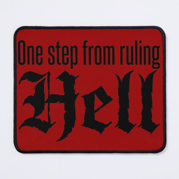 Item preview, One Step From Ruling Hell - Alternative Gothic Quote  designed and sold by Tokraz-art.