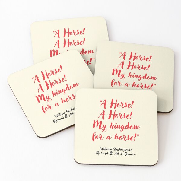 Item preview, Lit Shakespeare Quote from Richard the Third designed and sold by CharlottePlaceArt.