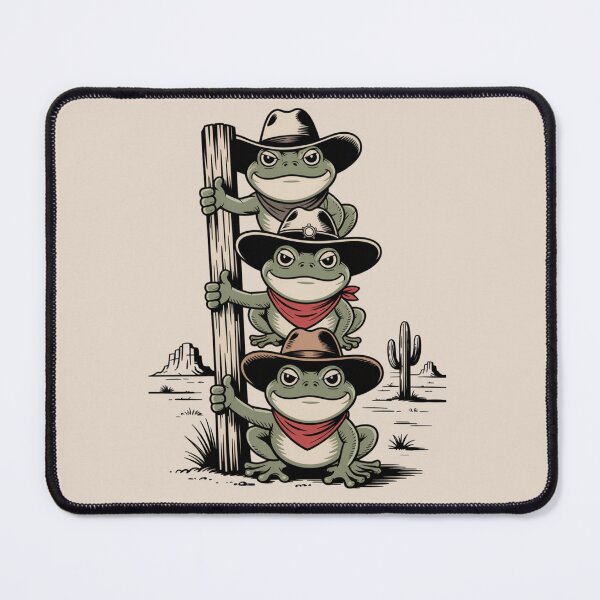 Item preview, lazy western frog - kawaii animal - chibi frog - desert cowboy - cartoon frog - frog t-shirt - cute western - funny western - ranch humor - cowboy aesthetic - adorable frog - animal cowboy designed and sold by JansenGS.