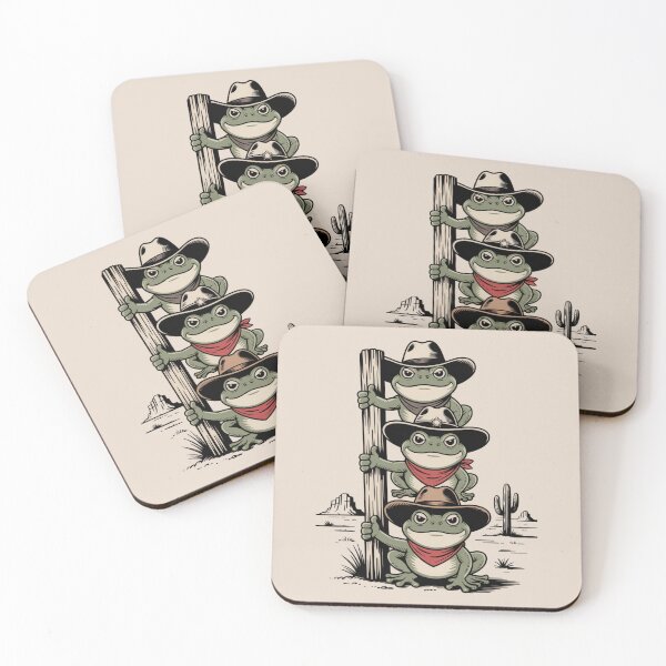 Item preview, lazy western frog - kawaii animal - chibi frog - desert cowboy - cartoon frog - frog t-shirt - cute western - funny western - ranch humor - cowboy aesthetic - adorable frog - animal cowboy  designed and sold by JansenGS.