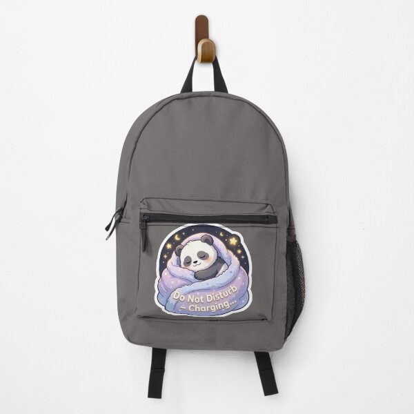 Item preview, Sleepy Panda Sticker – Do Not Disturb Charging Cute Kawaii Cozy Aesthetic Animal Sticker designed and sold by Velmora Studio.
