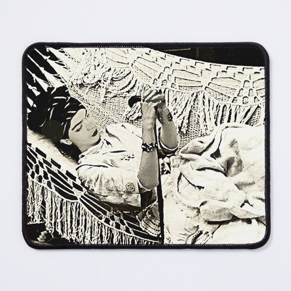 Item preview, Frida Kahlo Hammock Black White designed and sold by FridaArtGallery.